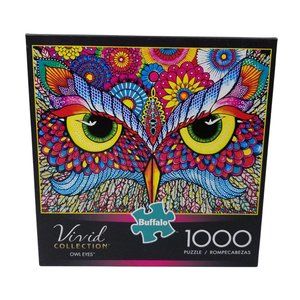 Buffalo Jigsaw Puzzle Owl Eyes Vivid Collection